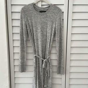 Abercrombie and Fitch grey lightweight sweater dress, size small